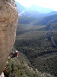 Ferrata Regina, zona extraplomada.JPG