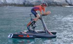 RedShark-trimaran-bike-boat_tri-hulled-pedal-powered-bike-boat_RedShark-Sport-on-open-water.jpg